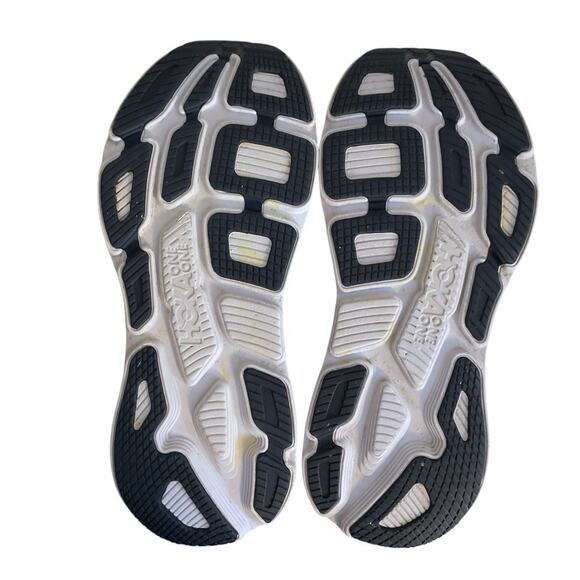 Hoka One One Bondi 6 Max Women's Size 12 Blue Pink Cushioned Running Sneakers - Picture 14 of 16